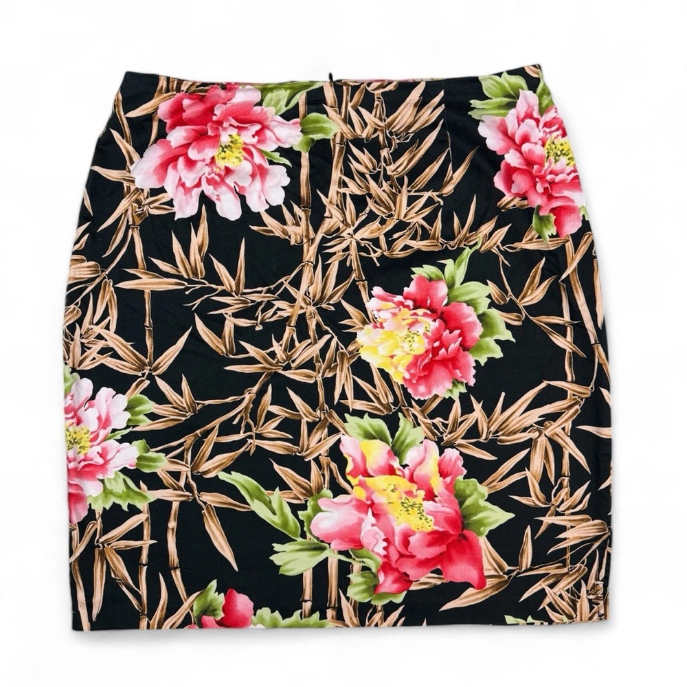 Vintage Intriguing Threads Skirt Womens Size 16 Floral‎ Print